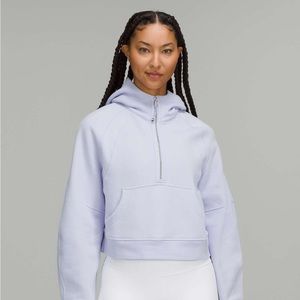 Pastel Blue Lululemon half zip hoodie
